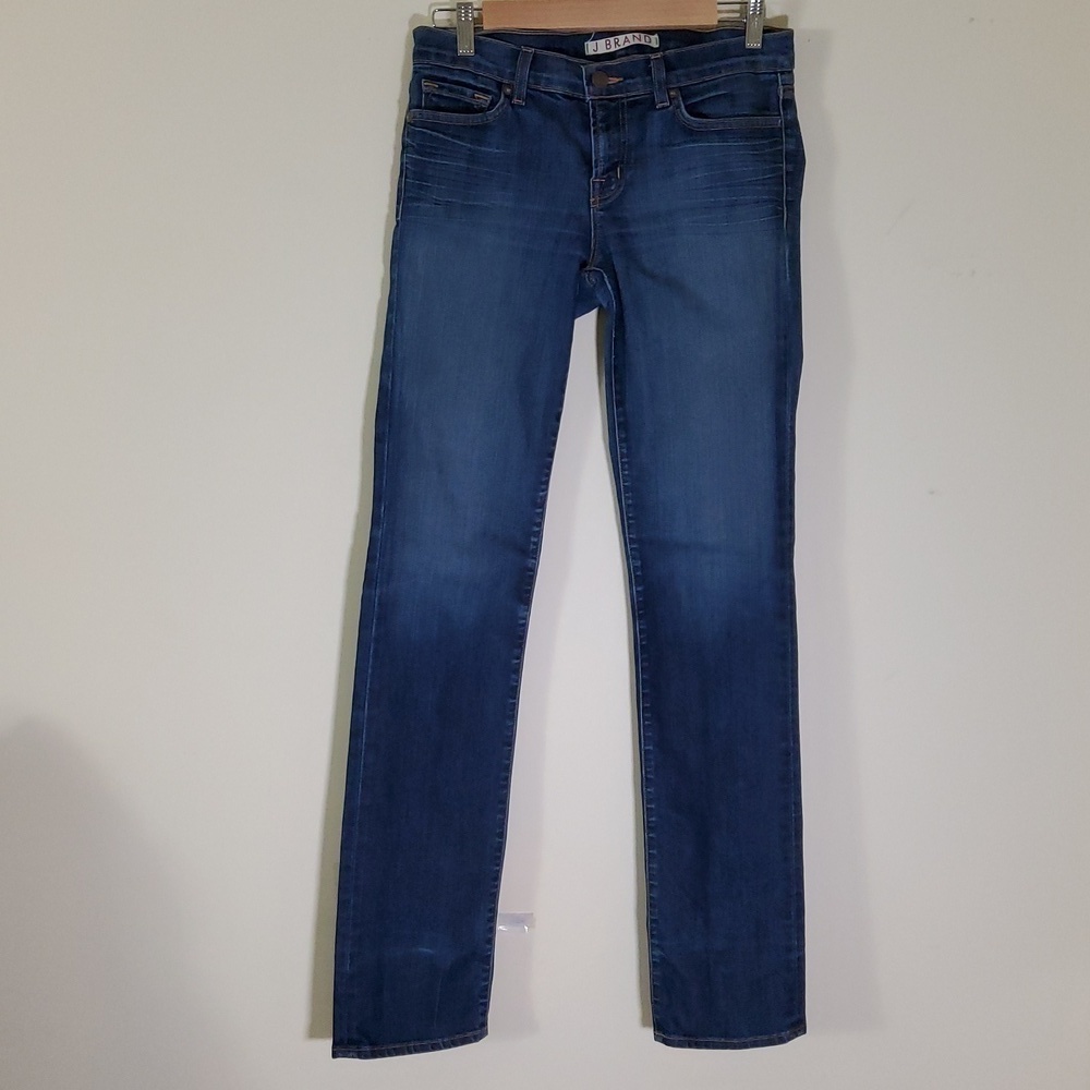 J Brand The Cigarette Leg Dark Vintage Jeans Size 28